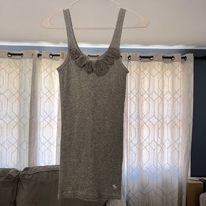 Abercrombie and fitch grey tank.
